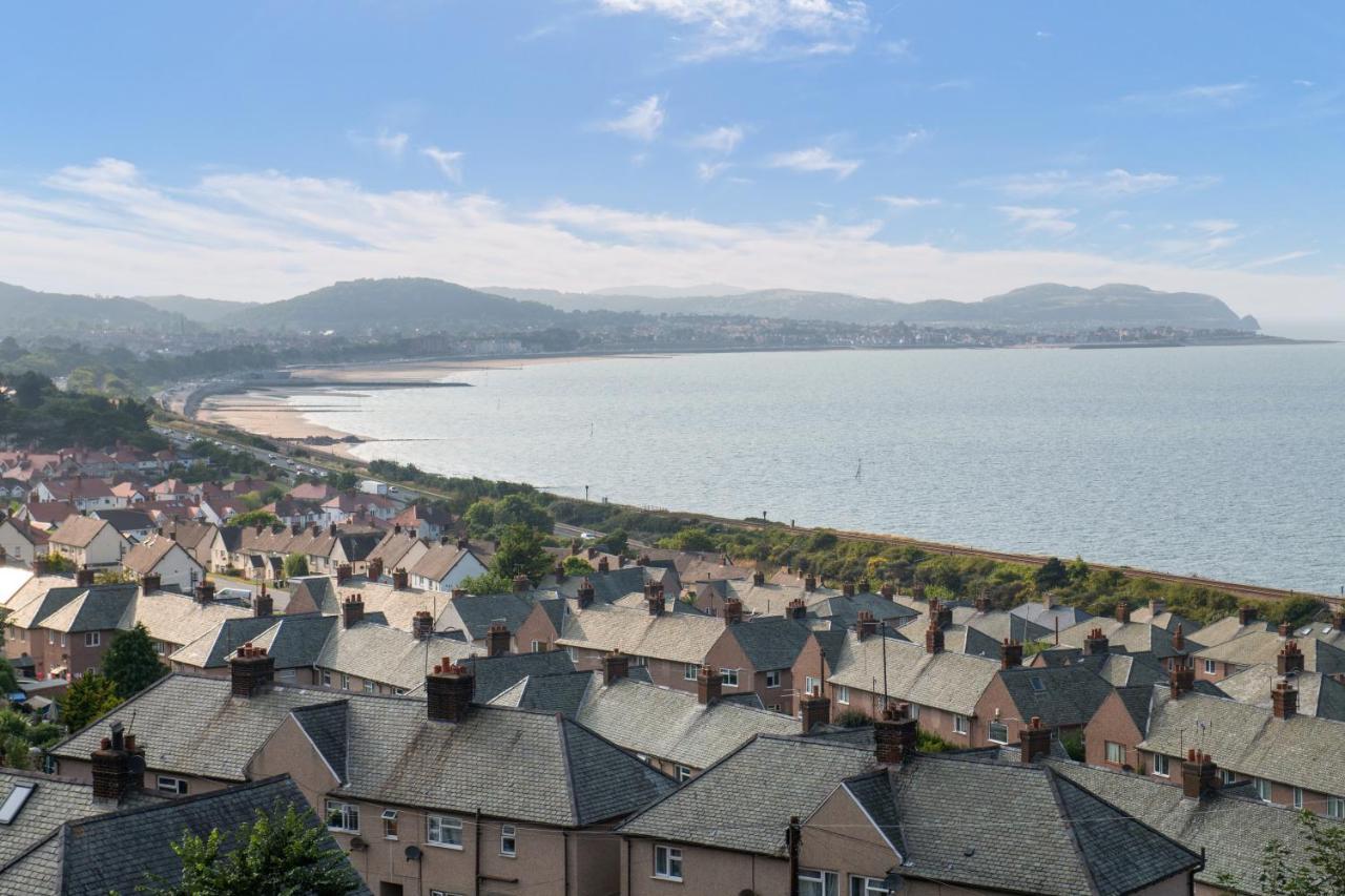 Windy Ridge Terrace With Beautiful Sea Views, North Wales Coast Villa Old Colwyn Exterior foto