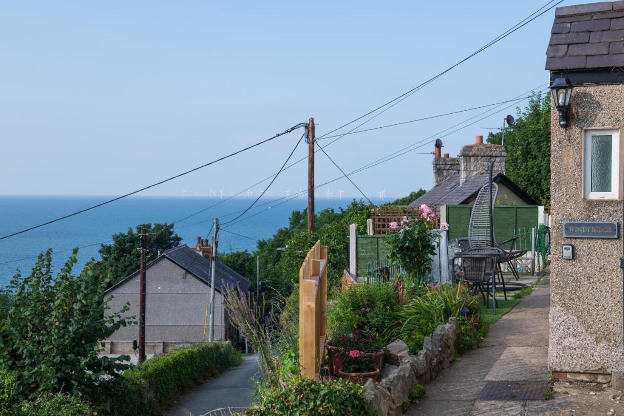 Windy Ridge Terrace With Beautiful Sea Views, North Wales Coast Villa Old Colwyn Exterior foto